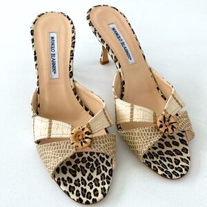 Manolo Blahnik Strappy Heels